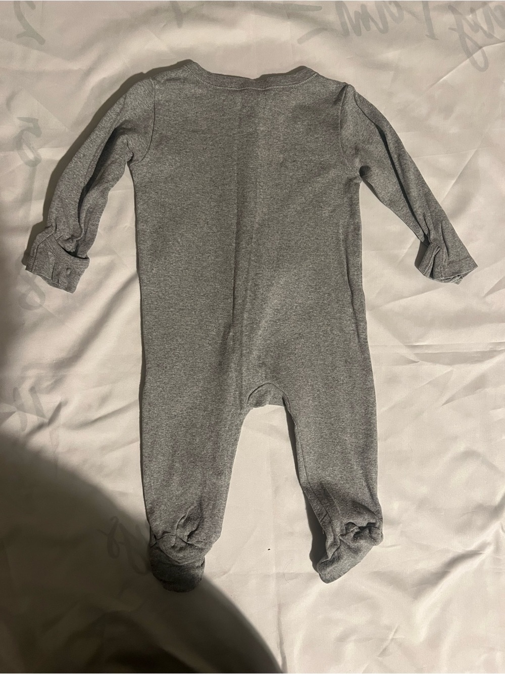 Set of Five Old Navy Baby Neutral and Printed Zip Up Footies Size 3-6 Months - Picture 5 of 15